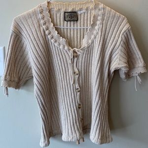 Hi! I'm Cream Knit Crop! Vintage? Maybe!